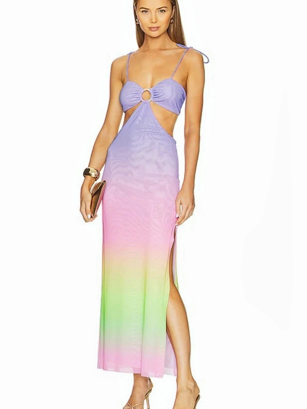 NWOT Kulani Kunis Ombre Cutout Maxi In Stardust  140